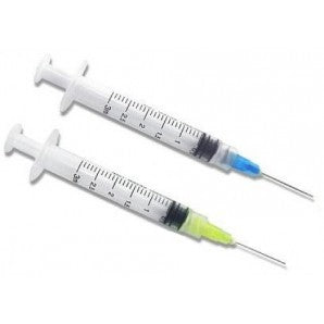 Exel Luer Lock Syringe & Needle, 3cc, 25g x 1, 100/BX