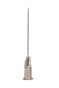 A gray box labeled “Exel Disposable Hypodermic Needles 22G x 1 ½“ - Box” by MedPlus contains sterile, single-use hypodermic needles compatible with luer lock syringes, and includes a quantity of 100.