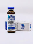 A box and vial of TM BioWater™ - Bacteriostatic Water (BAC) 30mL, glass vial by TM Biotech—FDA-registered, peptide-grade sterile water with 0.9% benzyl alcohol, ideal for peptide reconstitution.